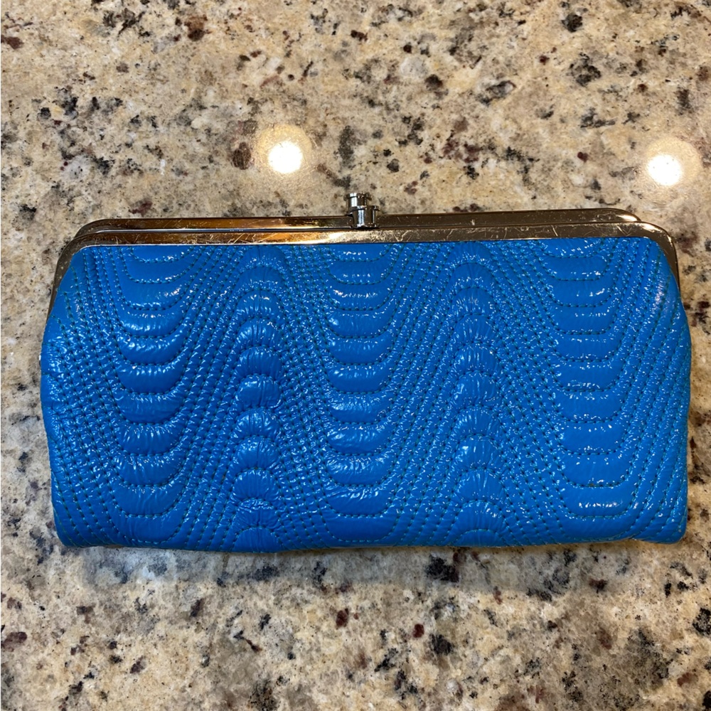 HOBO Patent Leather Clutch Wallet